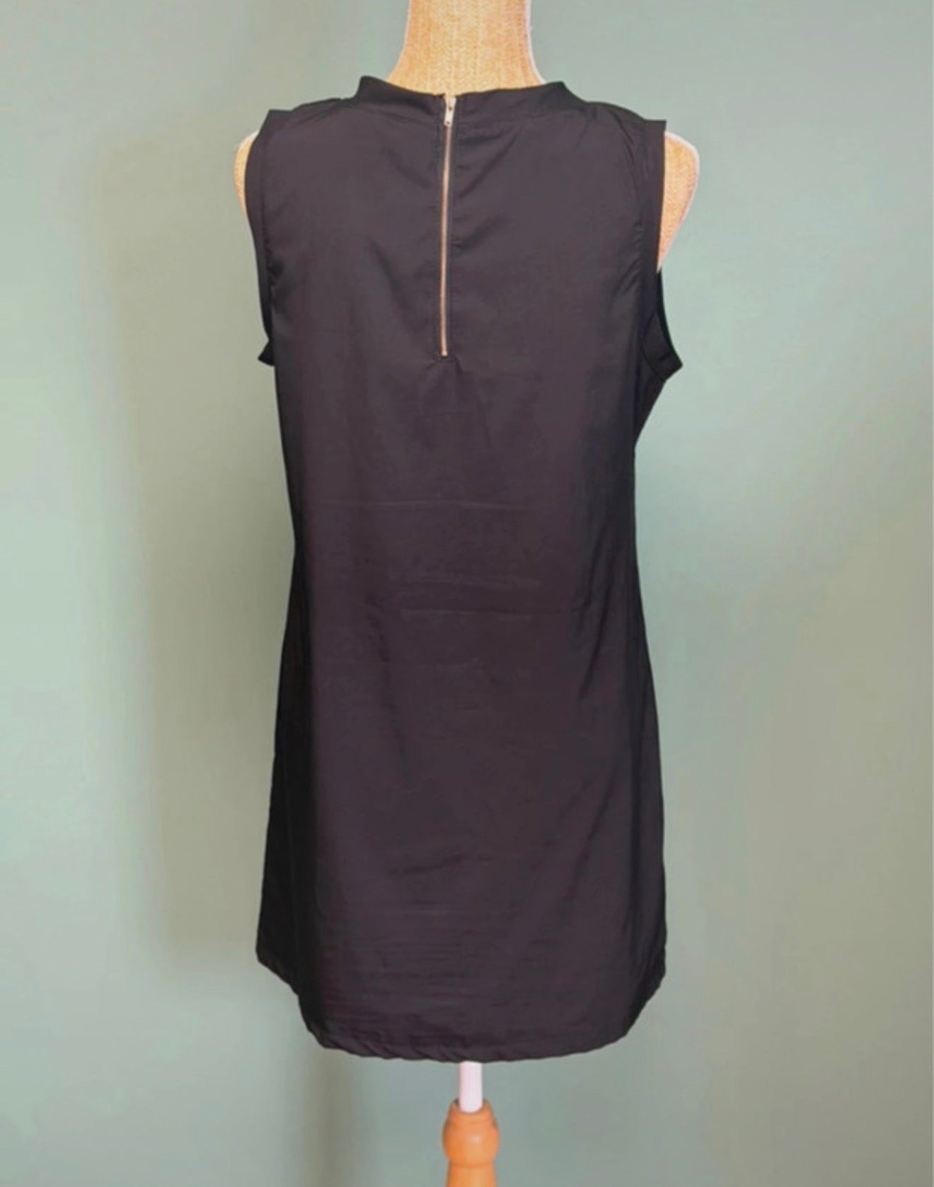 Robe noire fluide avec strass - Ethina - Taille L