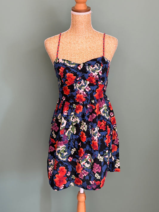 Robe fleurie multicolore femme taille M