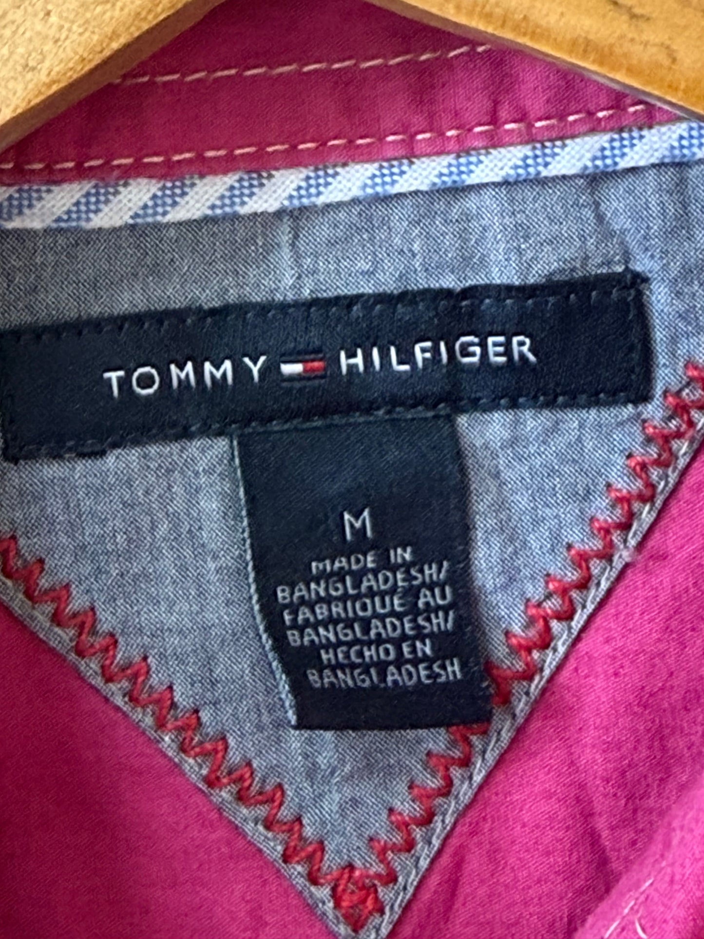 Chemise Tommy Hilfiger rose fuchsia