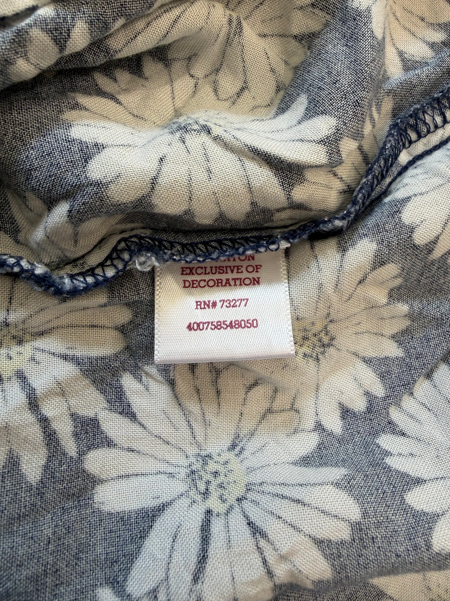 Robe fleurie à bretelles croisées Atmosphere – Taille L