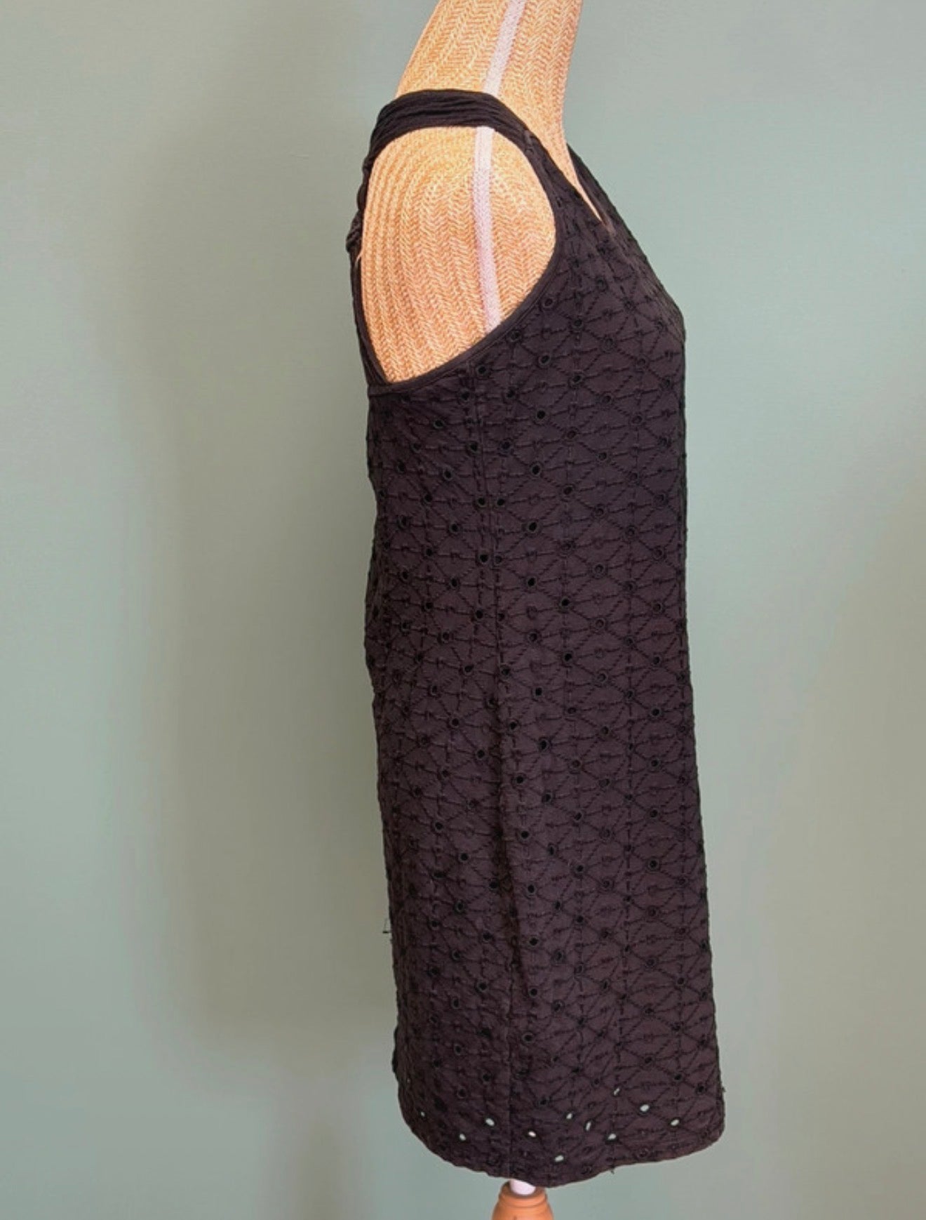 Robe The Festival Fringe noire ajourée - Superdry - Taille L