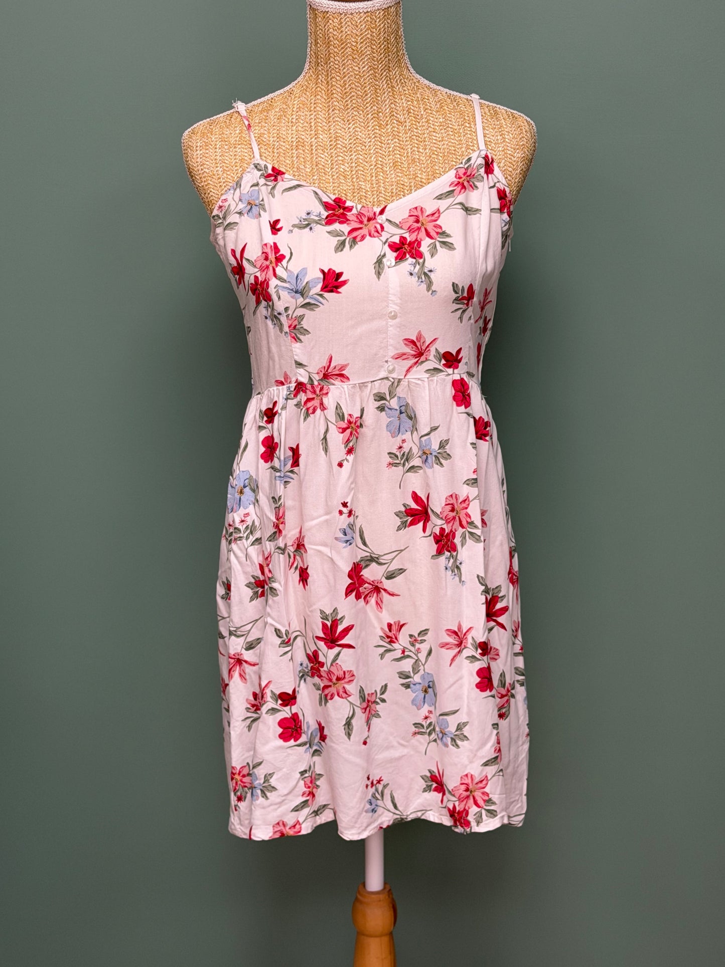 Robe H&M fleurie à fines bretelles - Taille M
