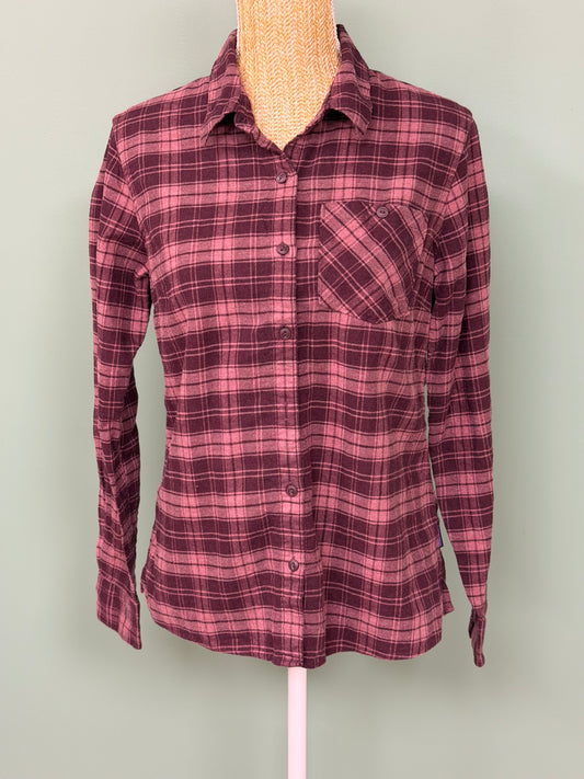 Chemise Patagonia à carreaux bordeaux