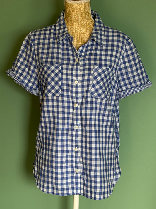 Chemise Tommy Hilfiger vichy bleu & blanc