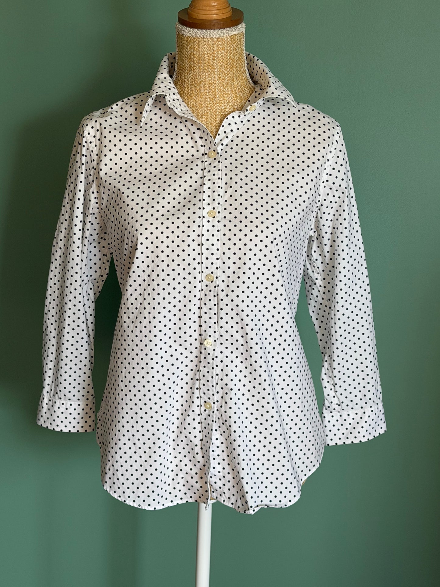 Chemise Lauren Ralph Lauren à pois vintage chic