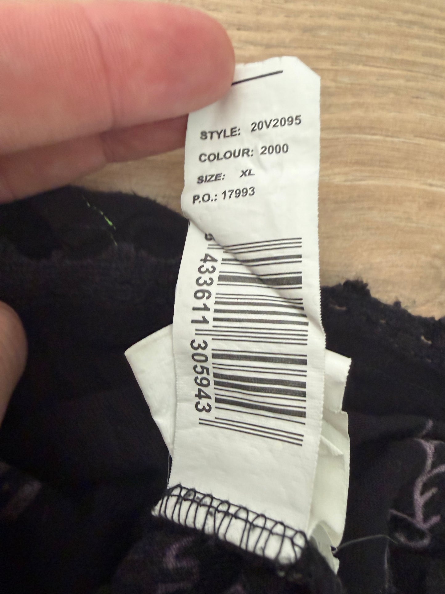 Robe Desigual noire imprimé cachemire – Taille XL