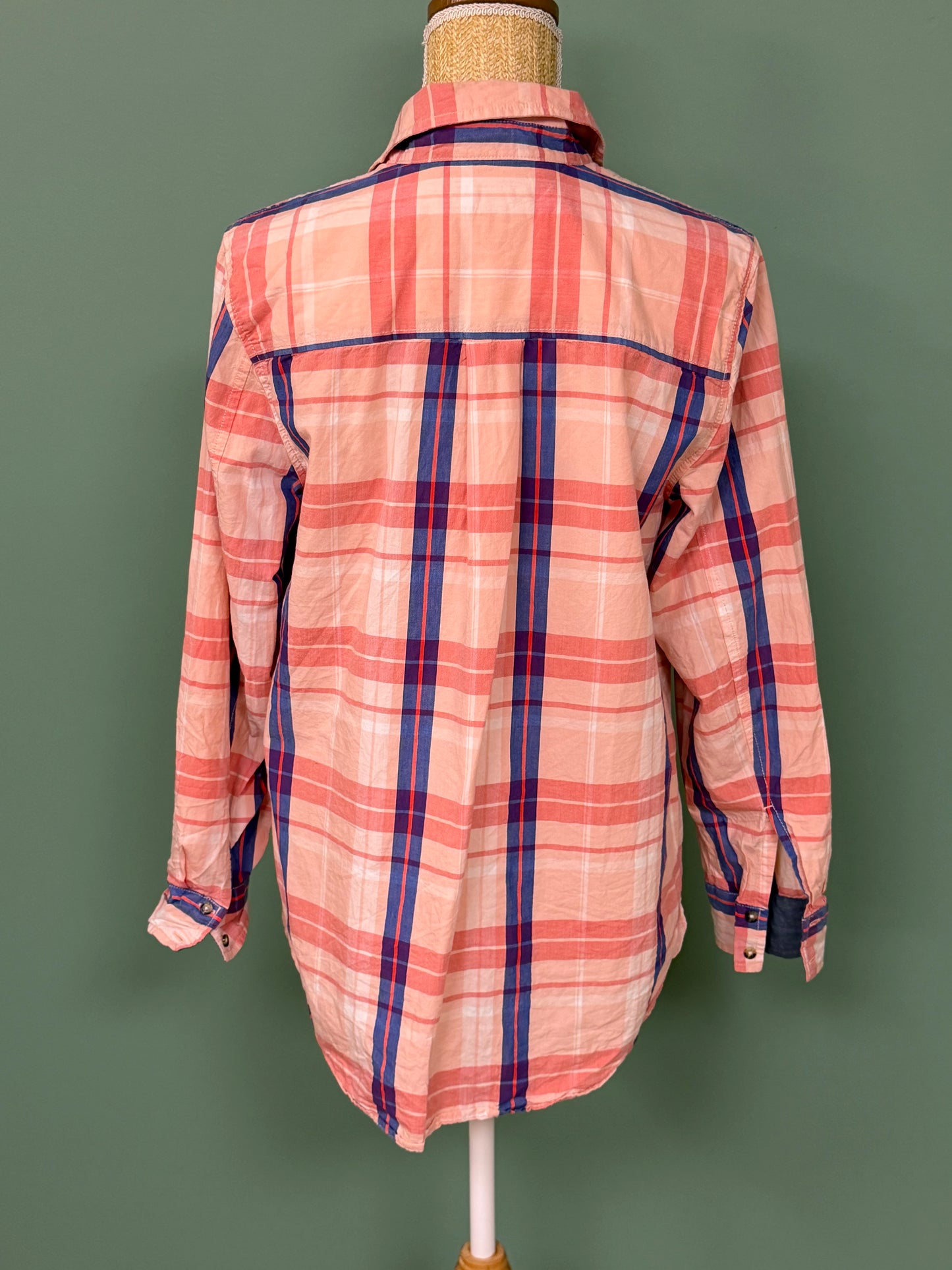 Chemise Tommy Hilfiger à carreaux rose & bleu