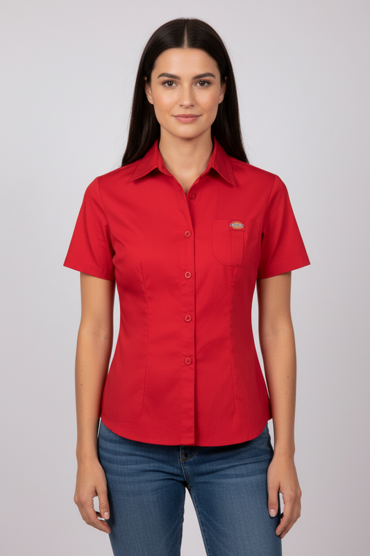 Chemise Dickies rouge fuchsia