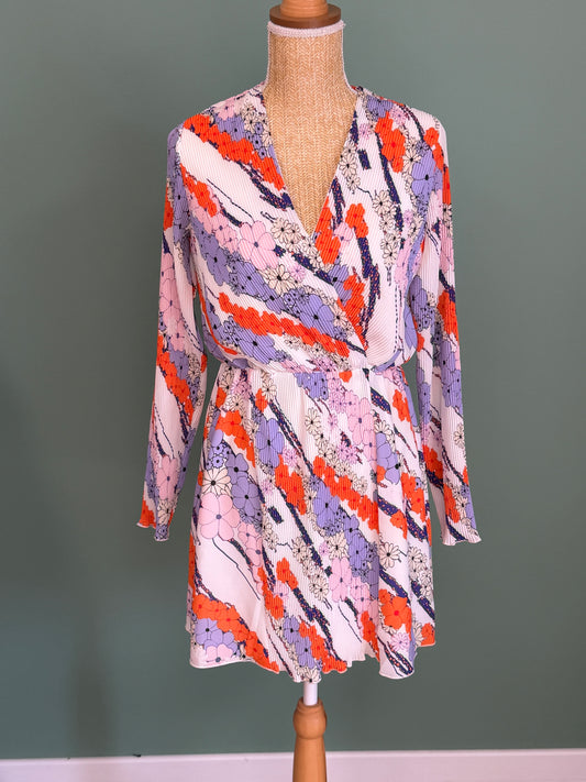 Robe plissée fleurie Carven Édition Limitée La Redoute femme taille 40