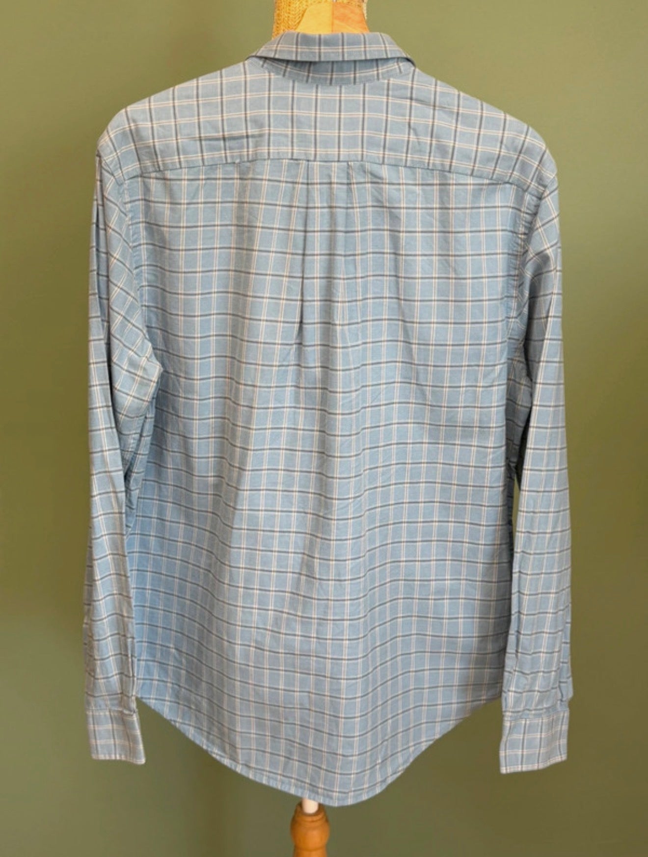 Chemise à carreaux bleu ciel - Eddie Bauer - Taille L
