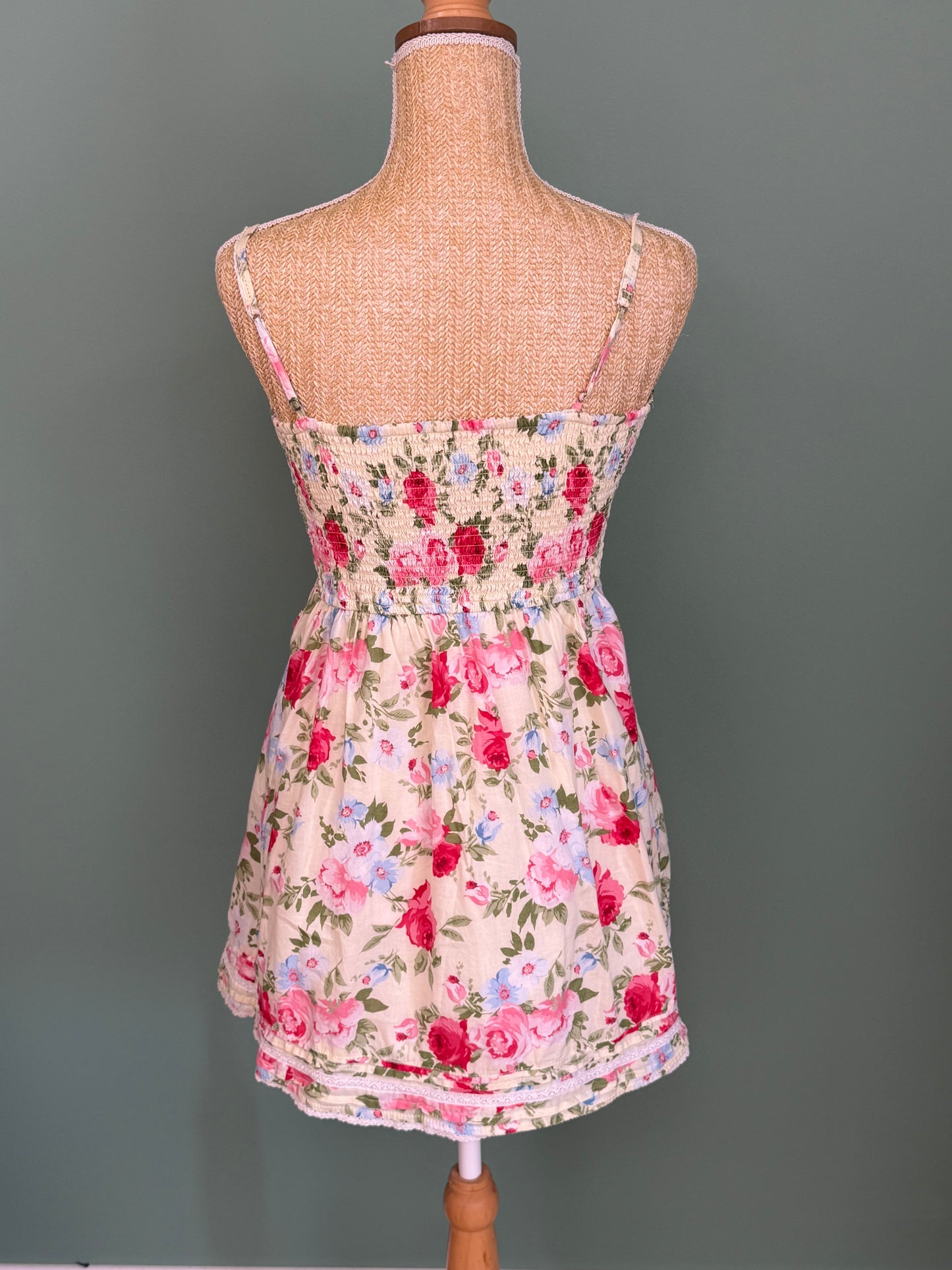 Robe fleurie Abercrombie & Fitch femme taille S en coton