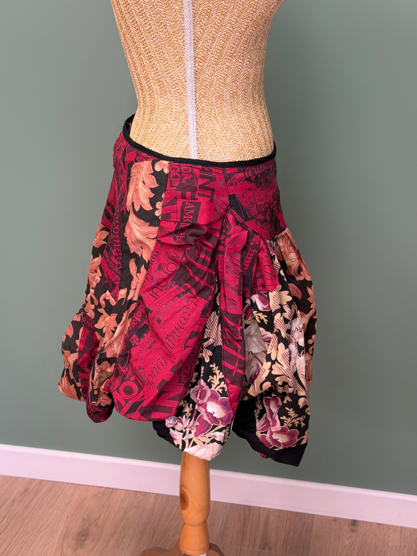 Jupe ballon Desigual patchwork - Taille S