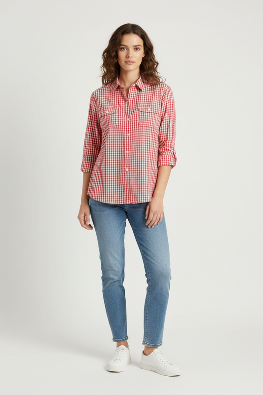 Chemise Tommy Hilfiger à carreaux vichy