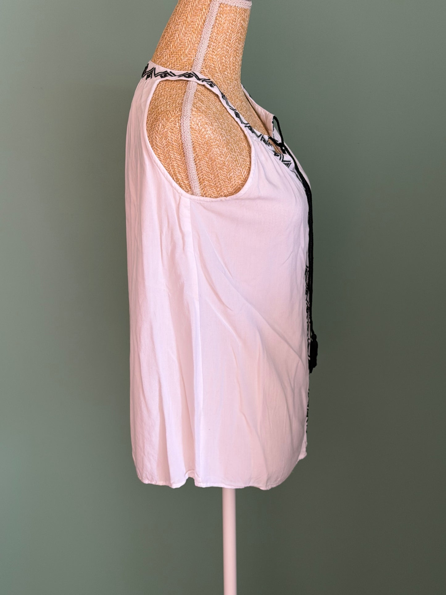 Débardeur bohème blanc – Taille M/L