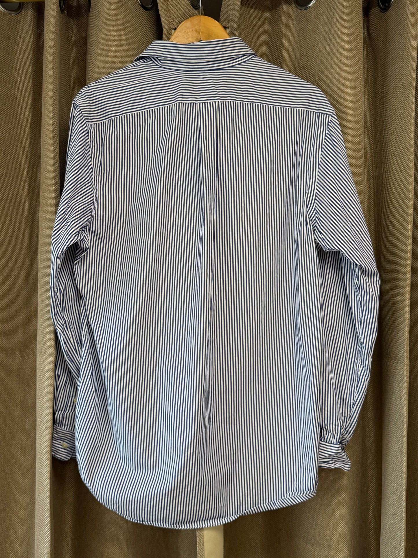 Chemise Ralph Lauren rayée bleu & blanc