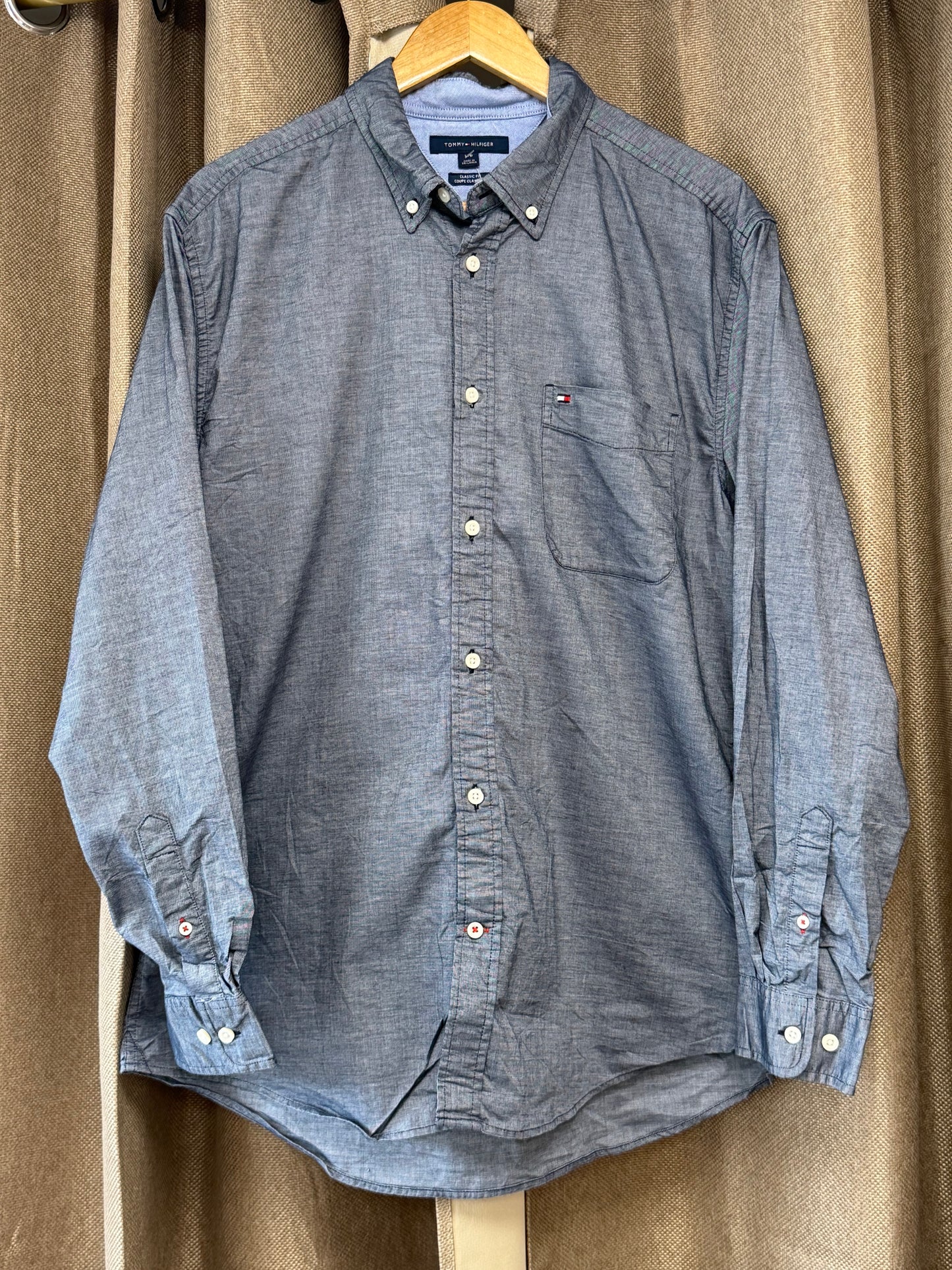 Chemise homme Tommy Hilfiger bleu clair