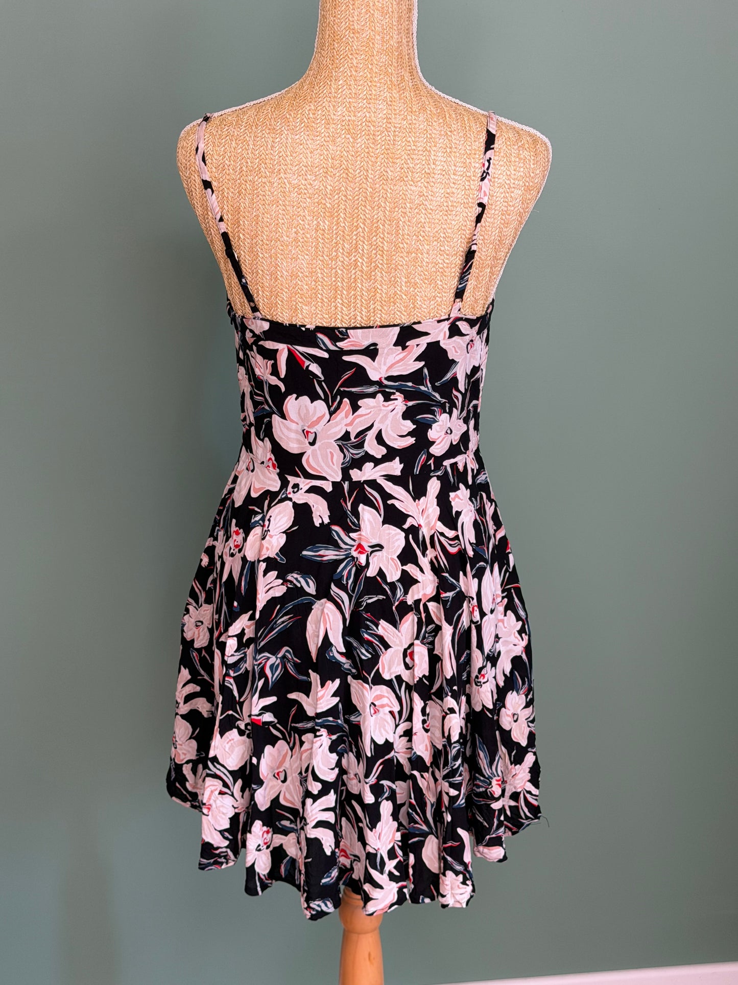 Robe fleurie noire Talula femme taille M