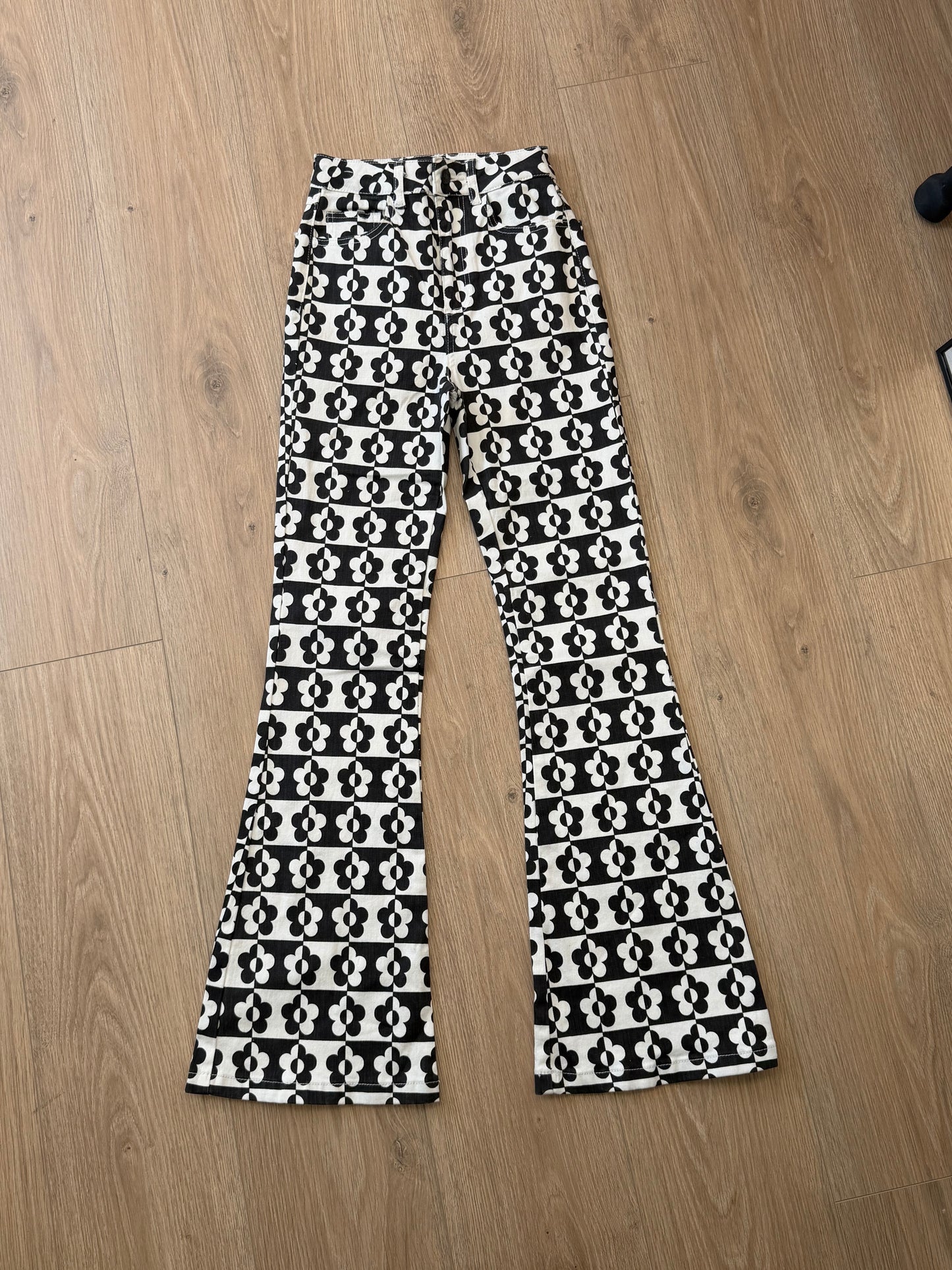 Pantalon flare rétro Ghanda