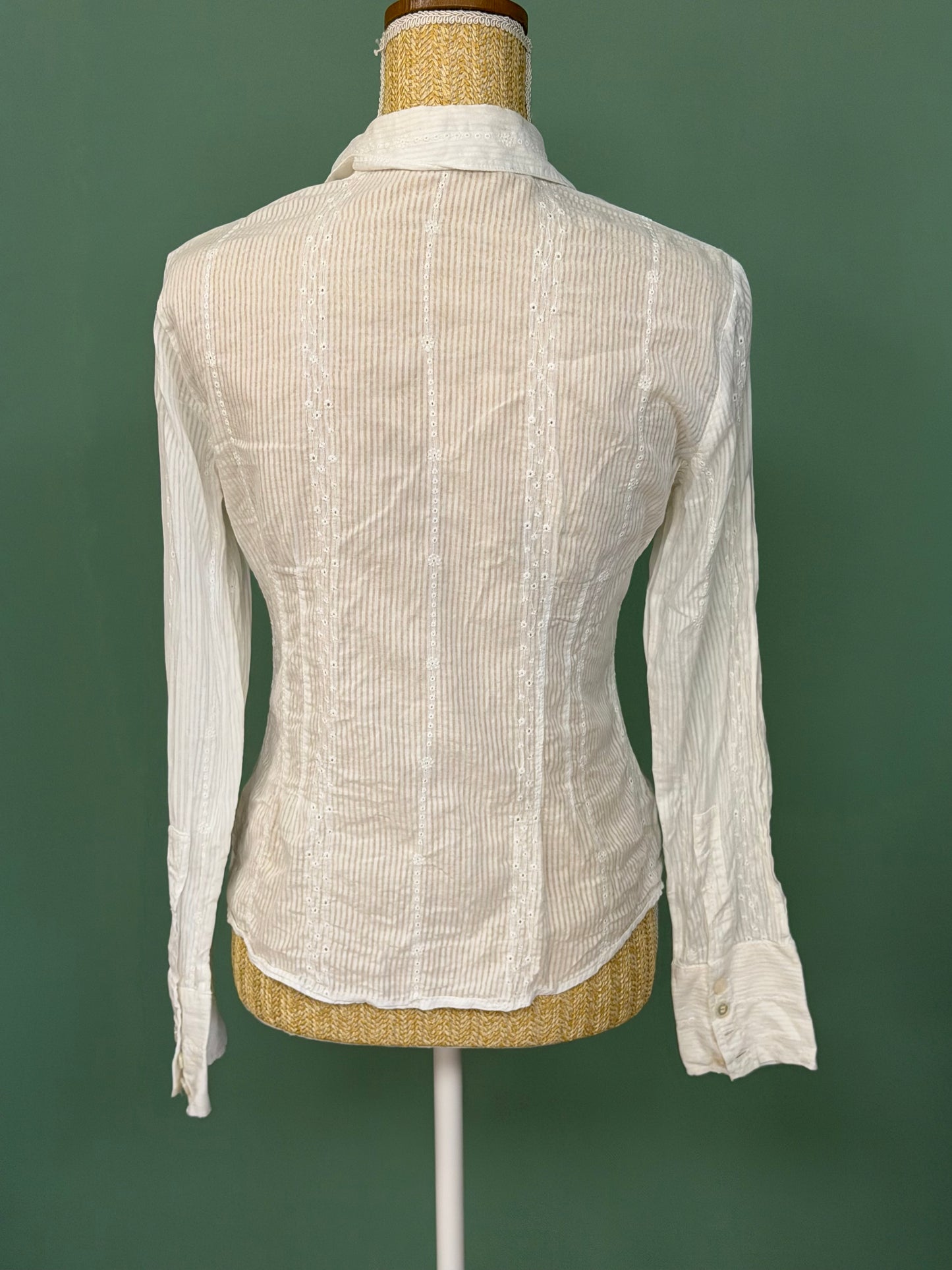 Chemise blanche en coton femme taille 38