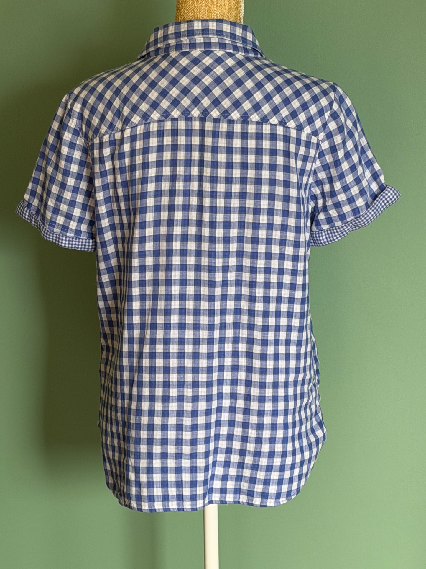 Chemise Tommy Hilfiger vichy bleu & blanc