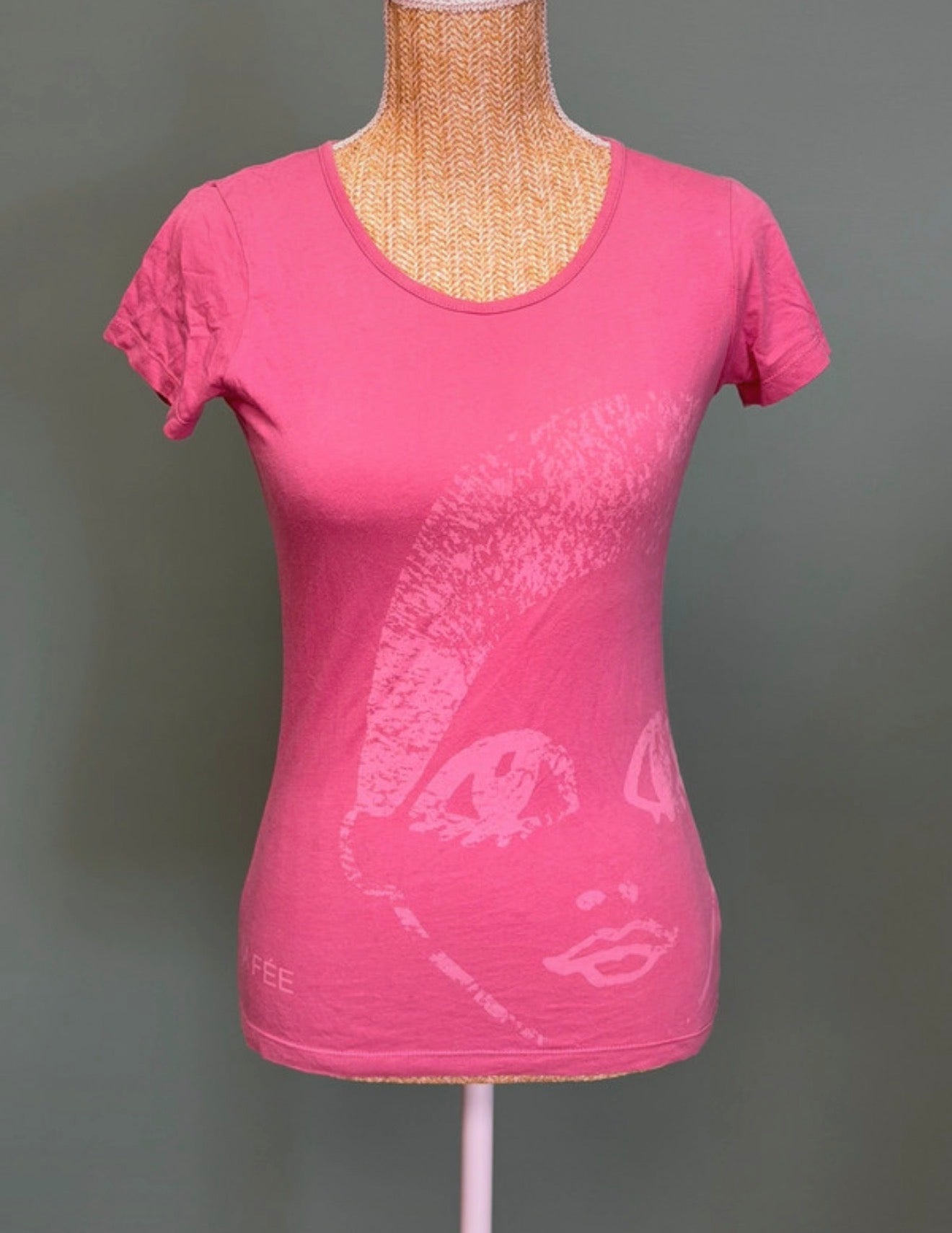 T-shirt La Fée Maraboutée Rose Fuchsia - Taille S