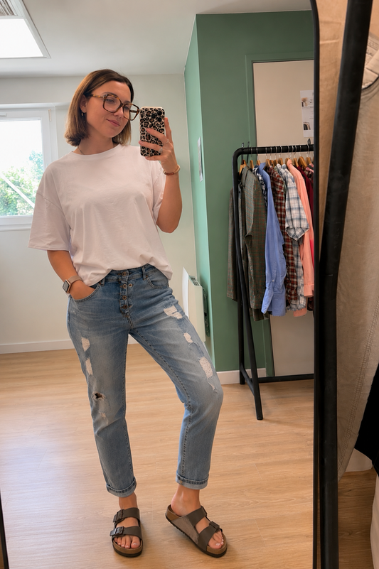 Jean Kaporal 5 Evita Worker Destroy – Jean Slim Destroy - Taille S