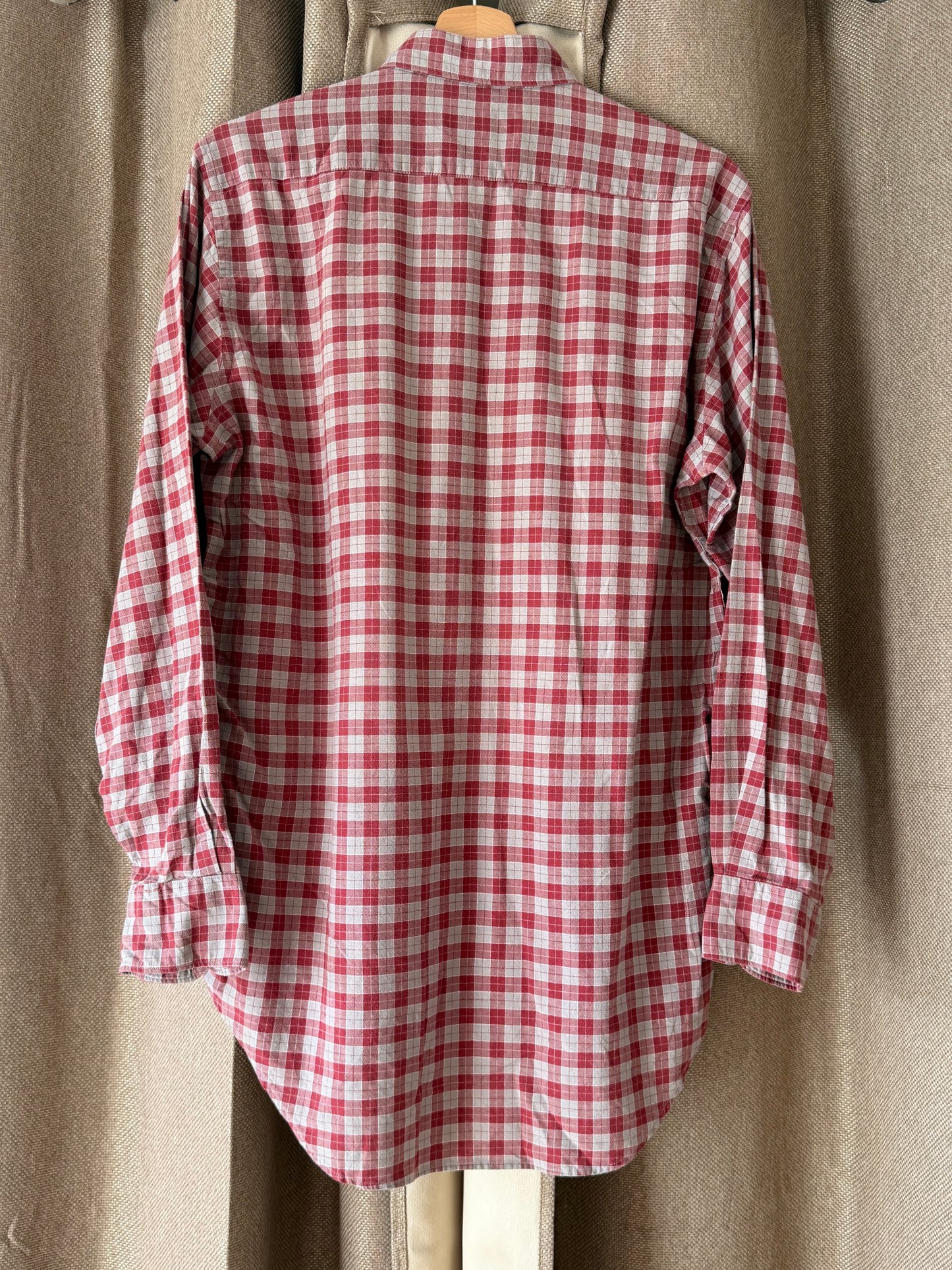 Chemise Calvin Klein à carreaux rouge & blanc