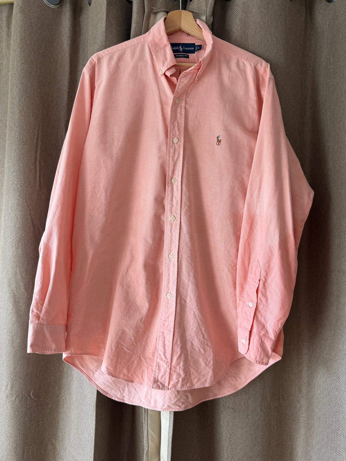 Chemise Ralph Lauren rose pastel Classic Fit
