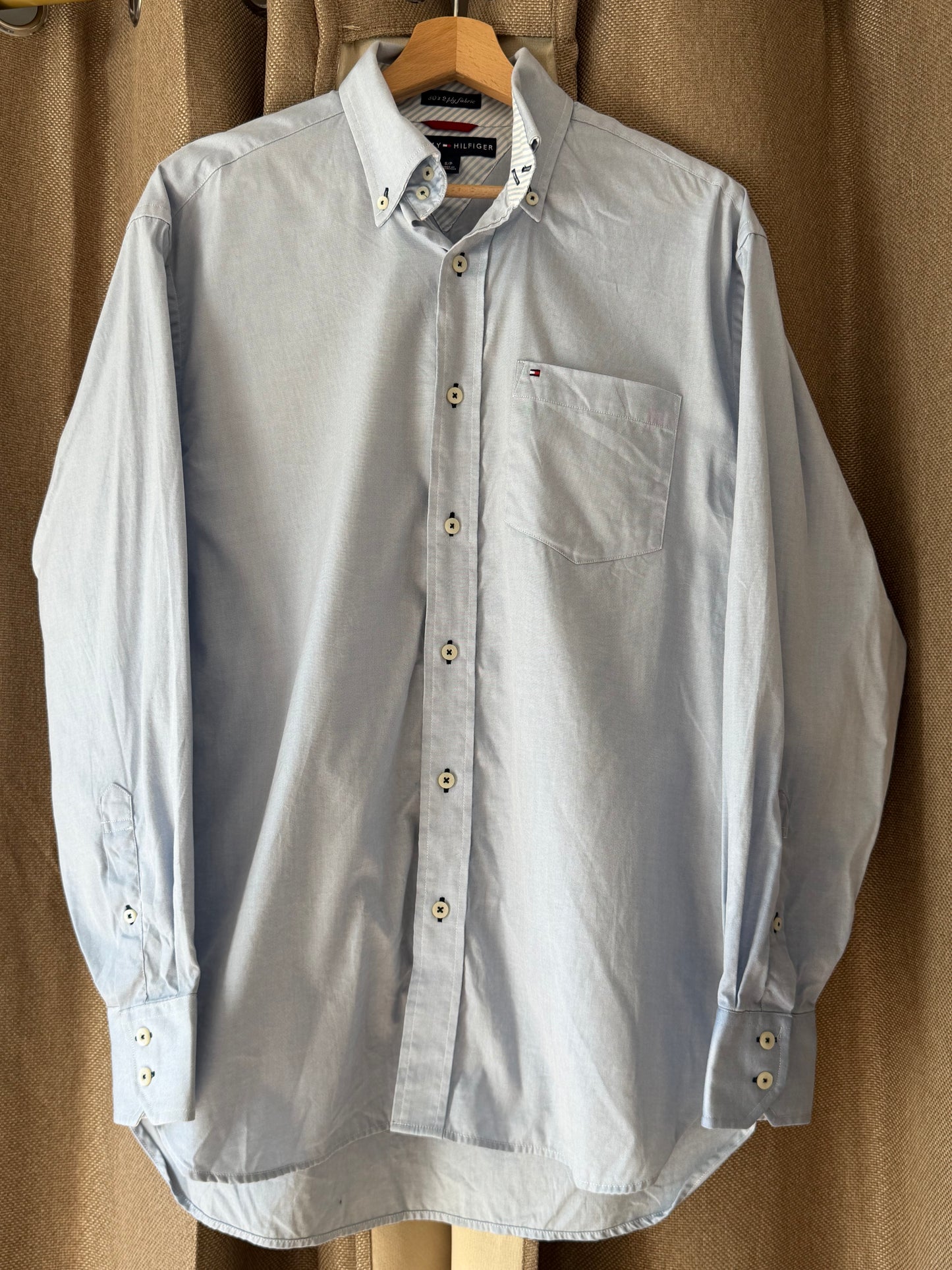 Chemise Tommy Hilfiger bleu ciel classique