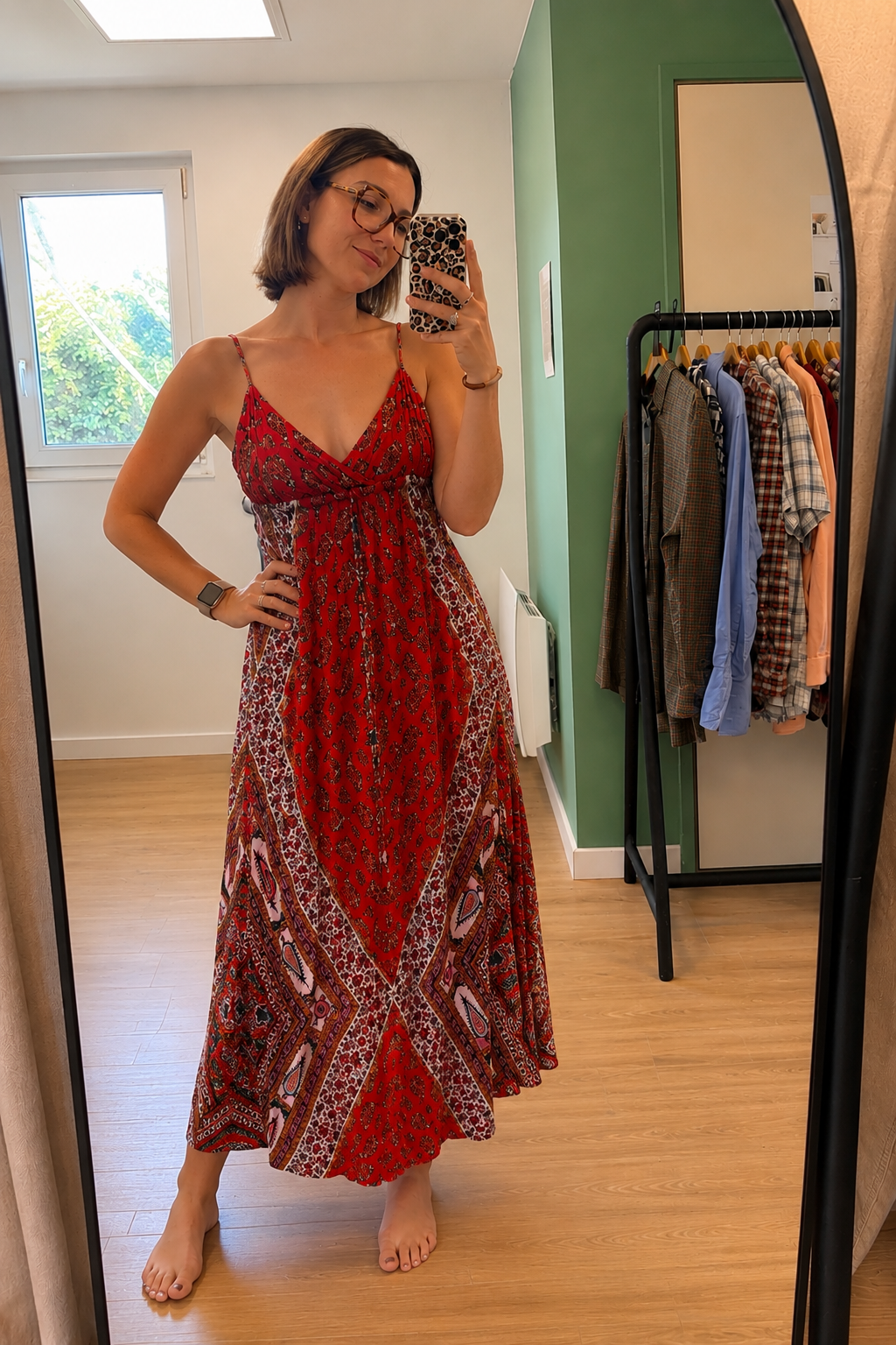 Robe longue bohème Wet Seal - Taille M