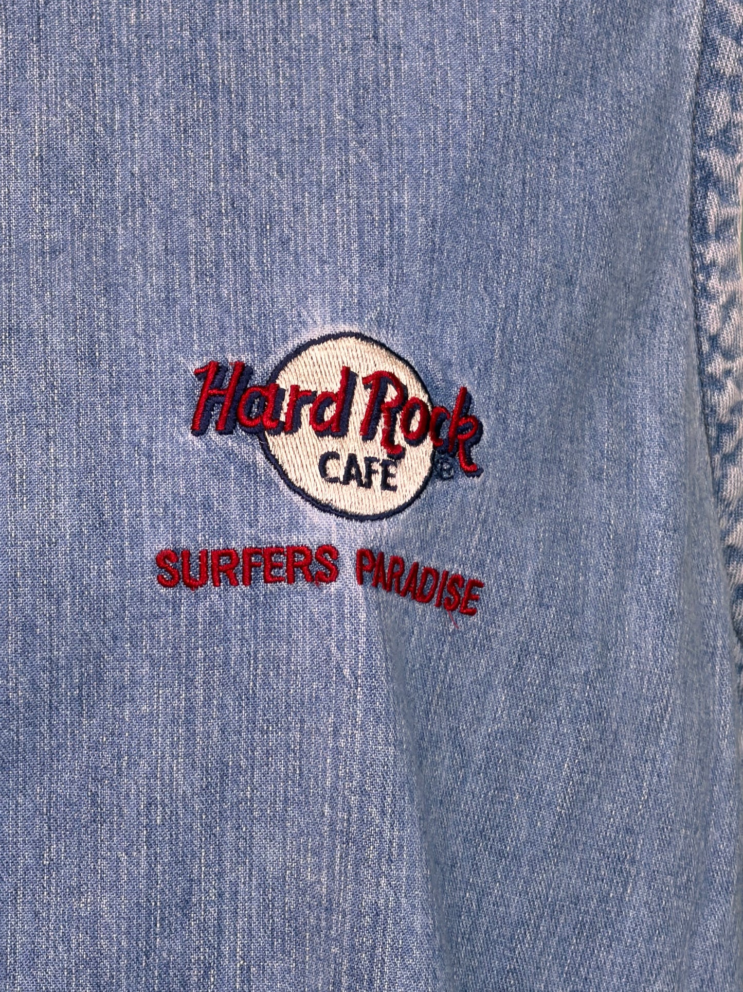 Chemise sans manches en jean Hard Rock Café