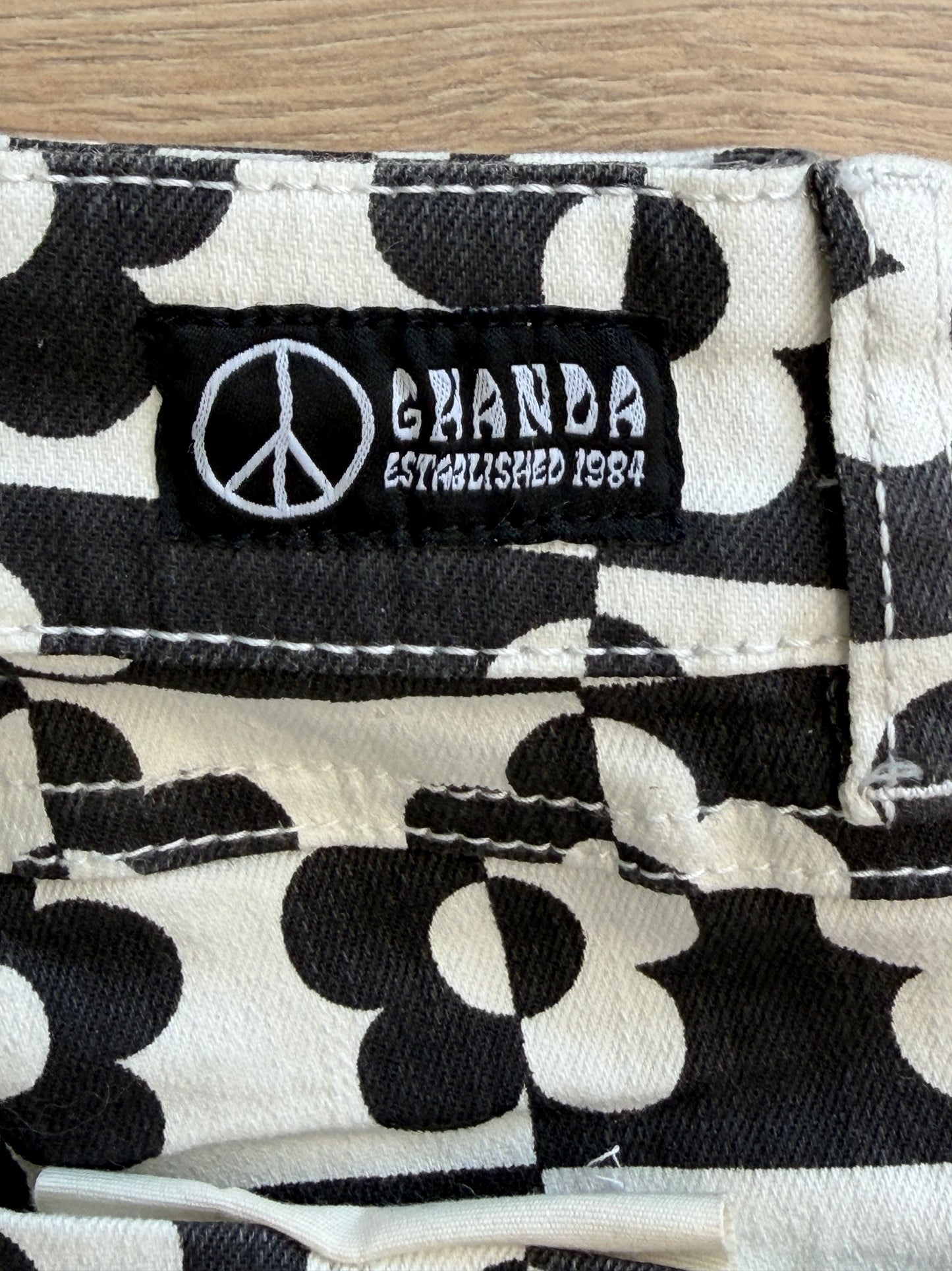 Pantalon flare rétro Ghanda