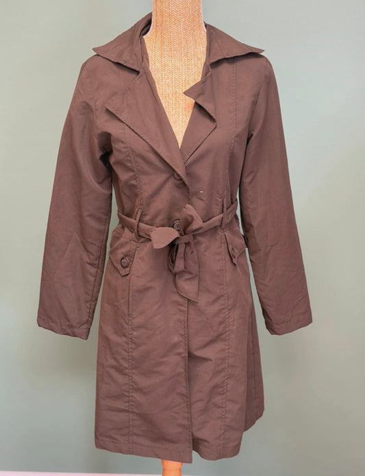Trench / manteau mi-long marron LR - Taille M
