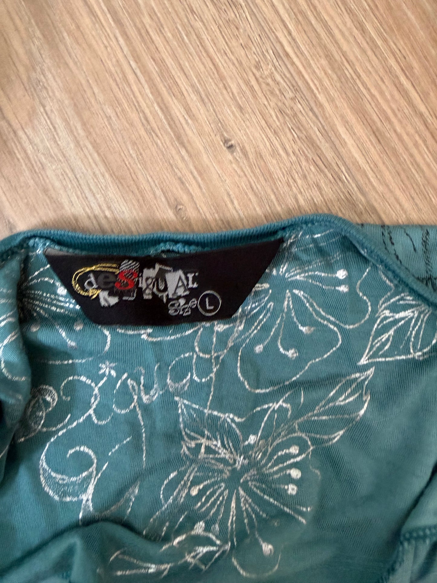 Robe Desigual bleu ciel & gris – Taille L