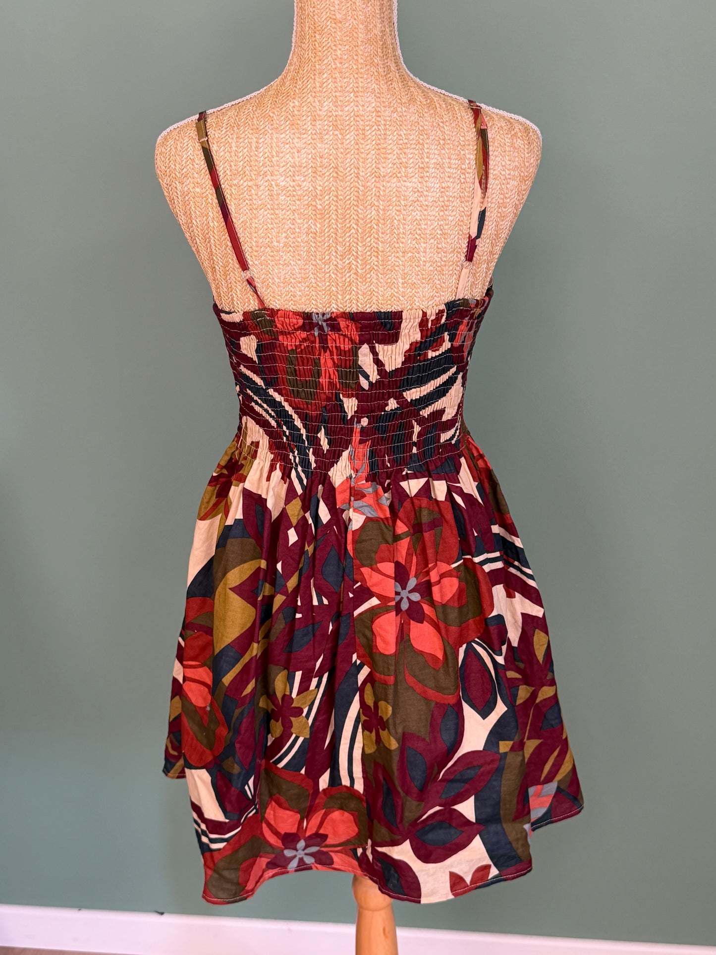 Robe à bretelles imprimée femme taille M
