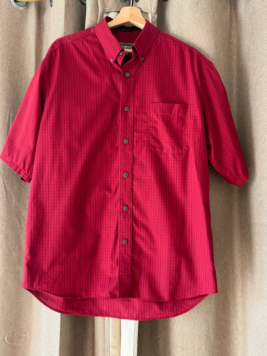 Chemise Eddie Bauer rouge vintage