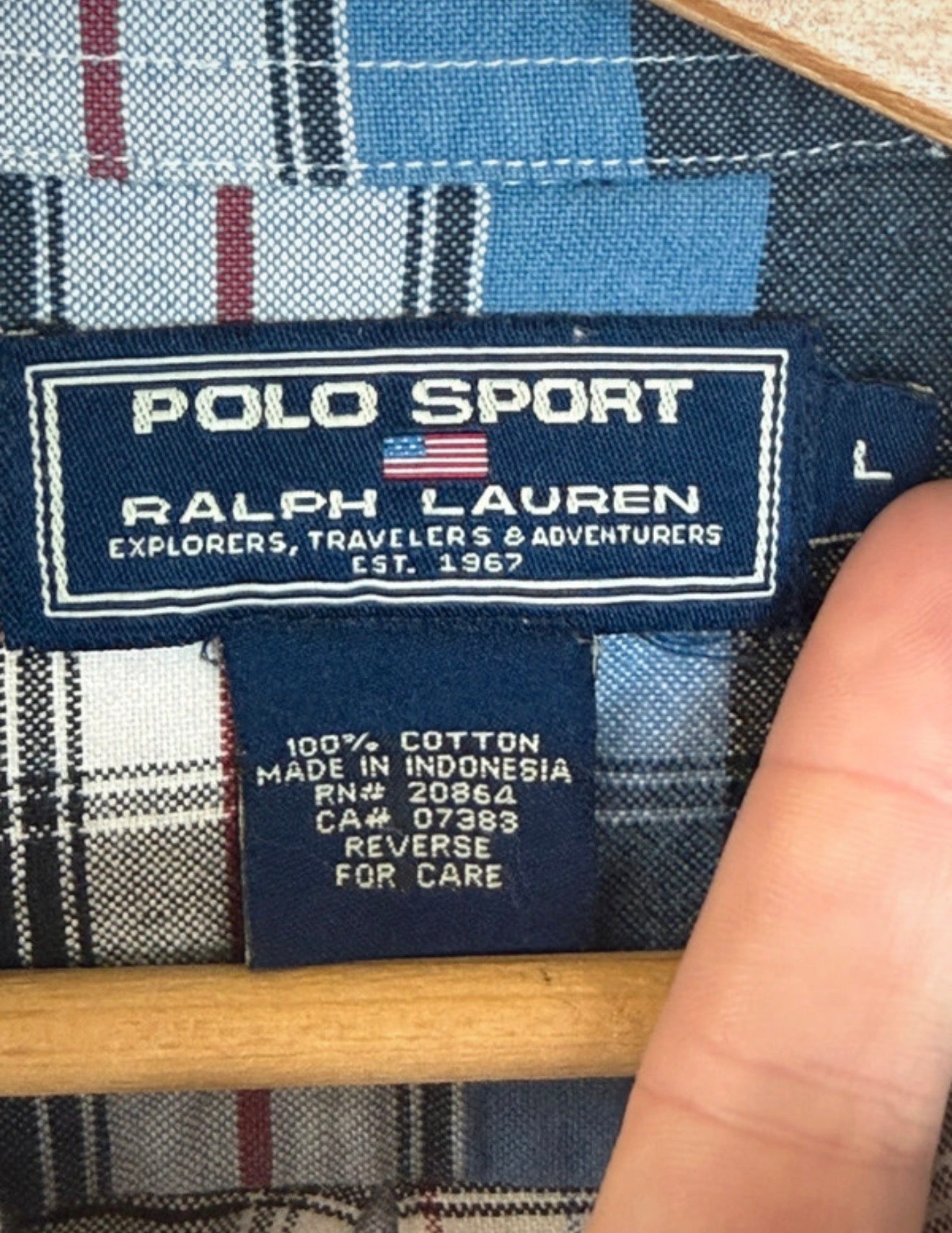Chemise à carreaux - Polo Sport Ralph Lauren - Taille L