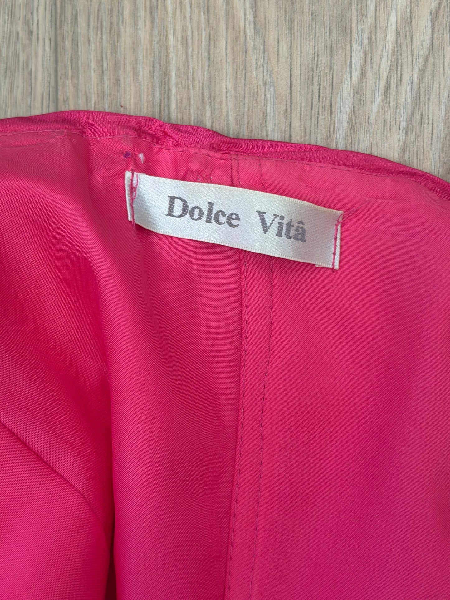 Robe de soirée bustier fuchsia Dolce Vita femme taille S
