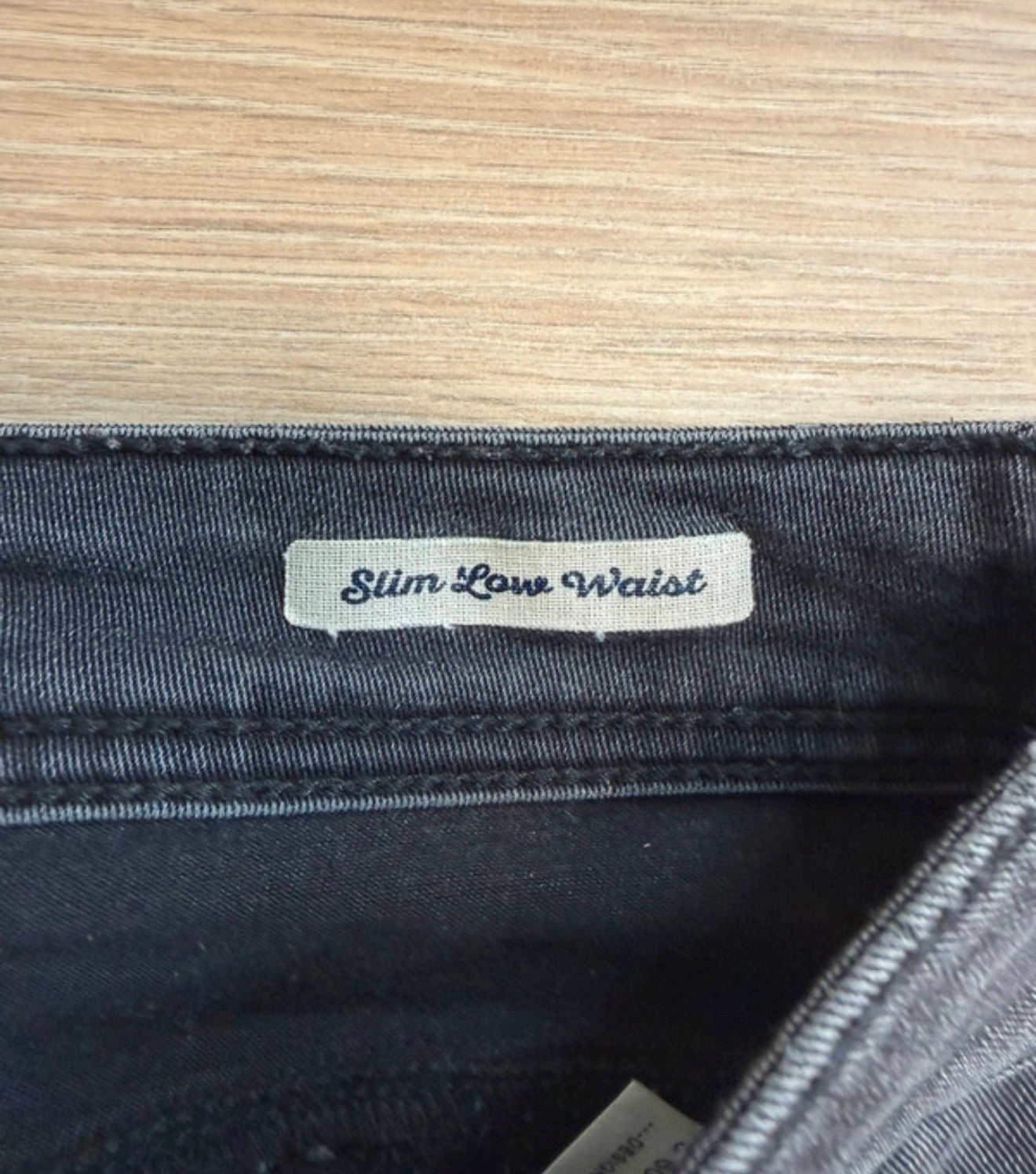 Jean Kaporal Denim Noir Délavé – Coupe Slim Femme - TailleM