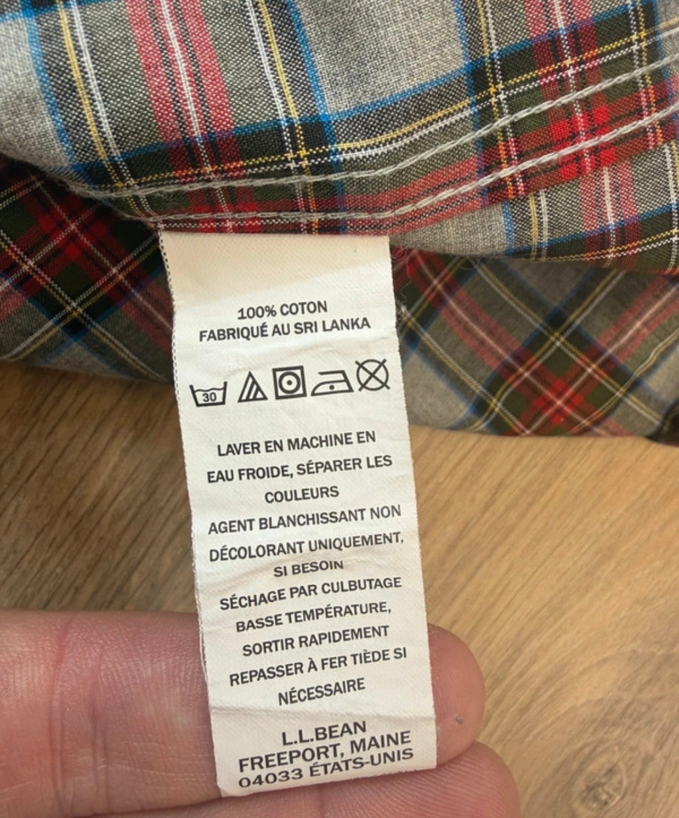 Chemise à carreaux - L.L.Bean  – Taille XL