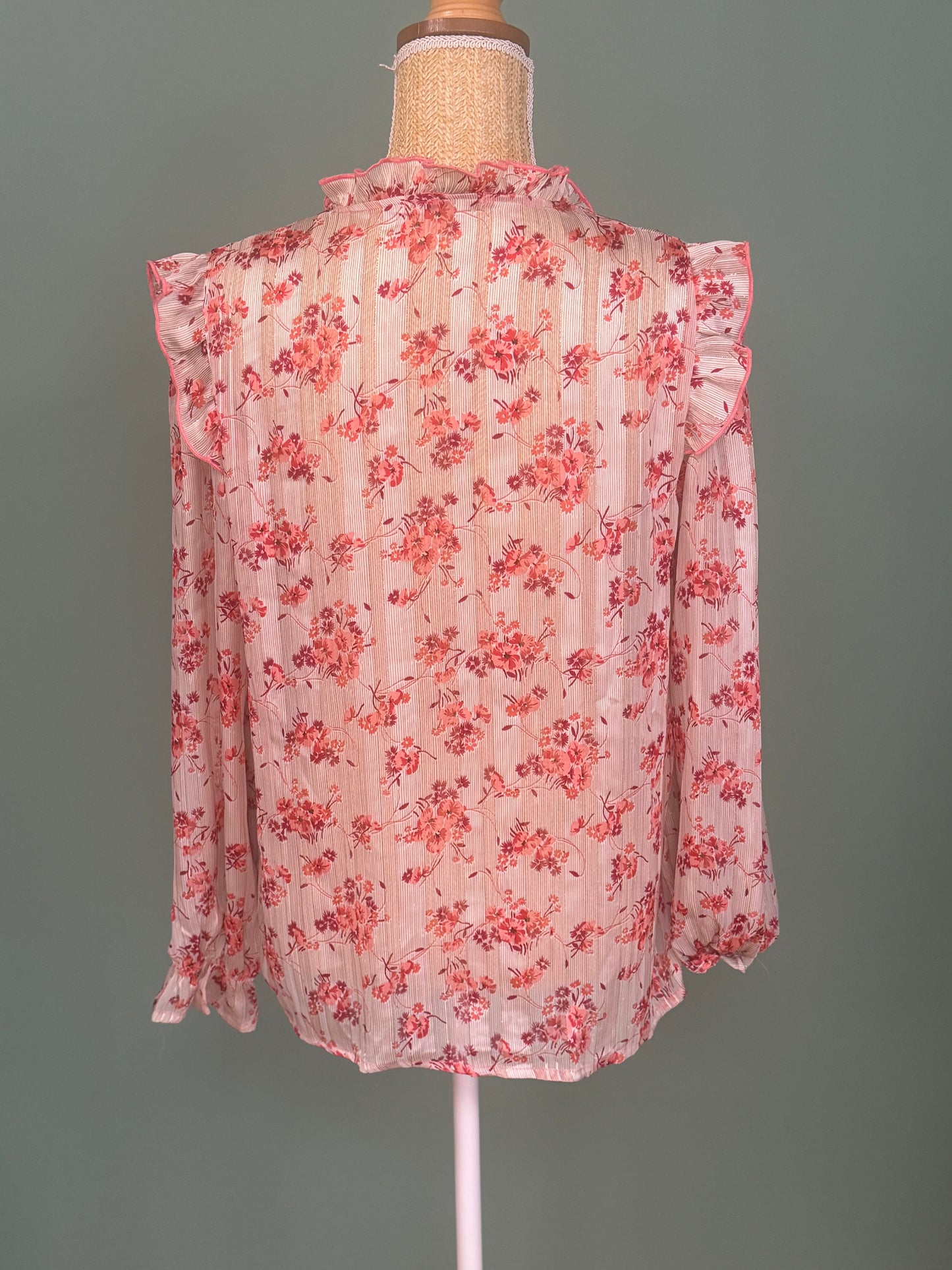 Blouse fleurie rose Rubylee femme taille S