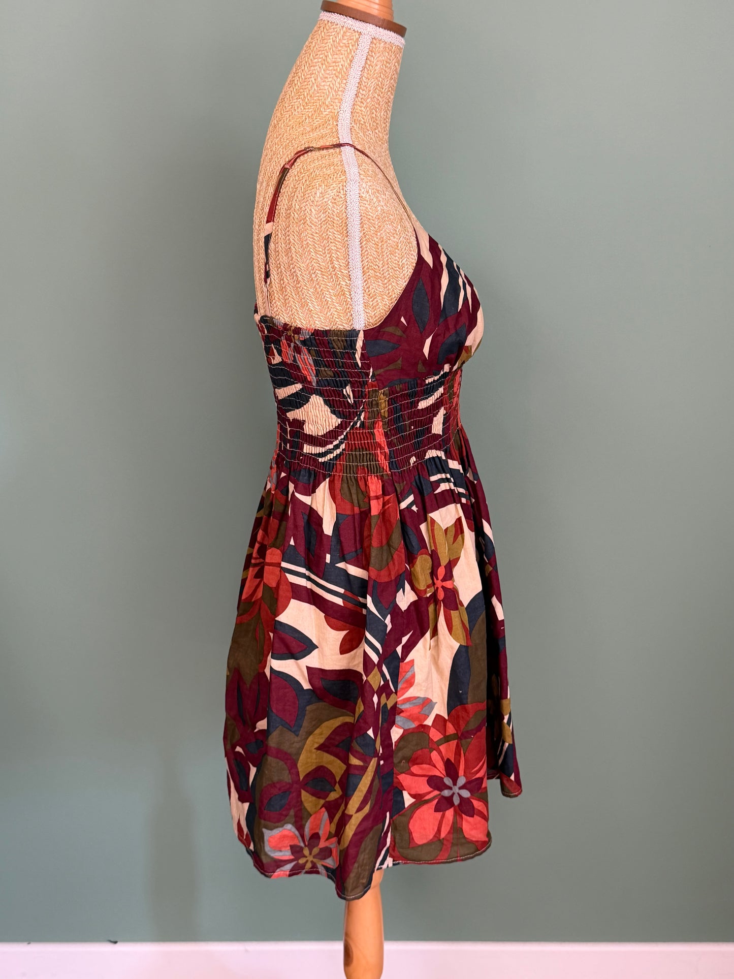 Robe à bretelles imprimée femme taille M