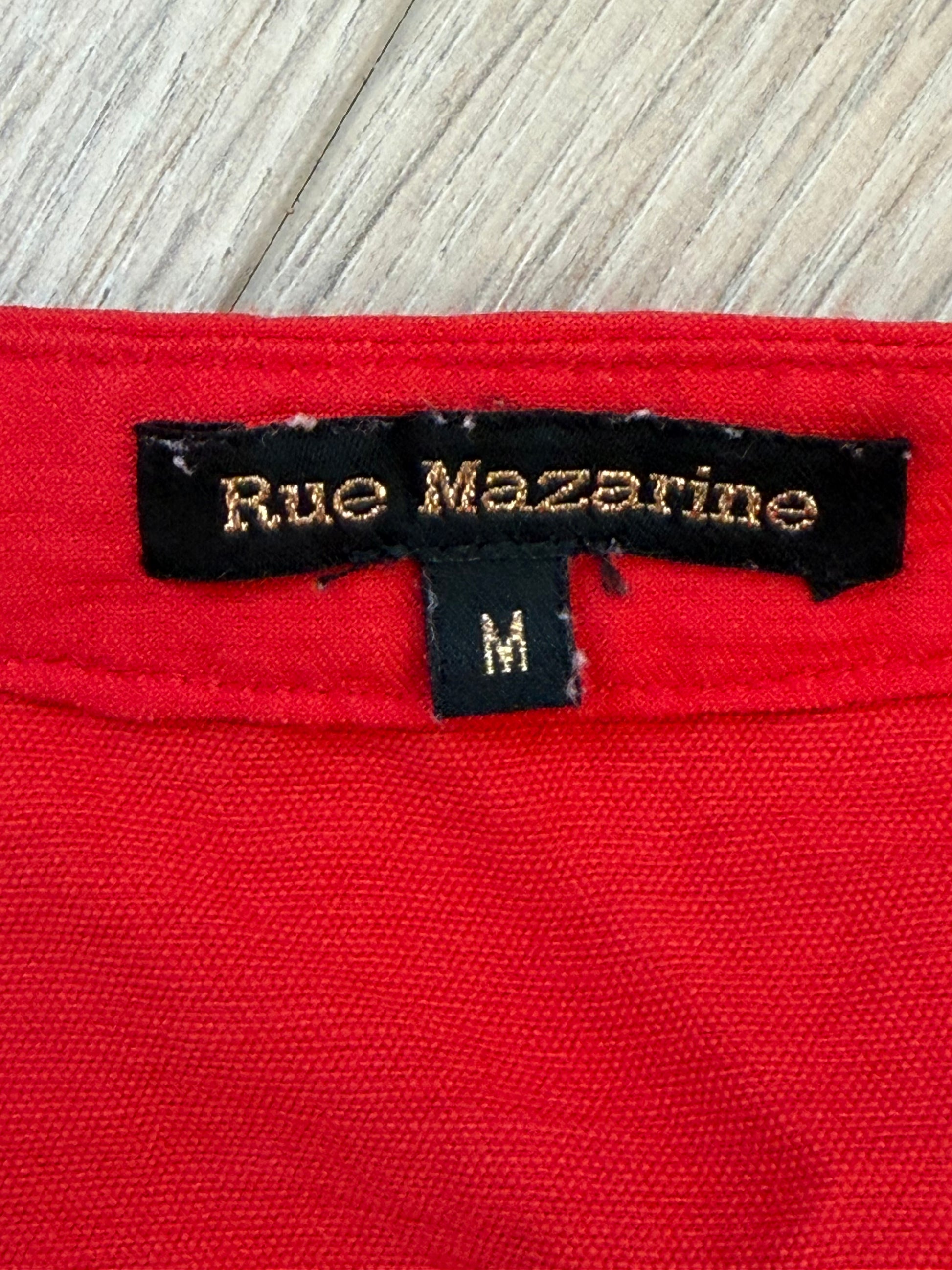 Blouse fluide rouge femme Rue Mazarine Rue Mazarine