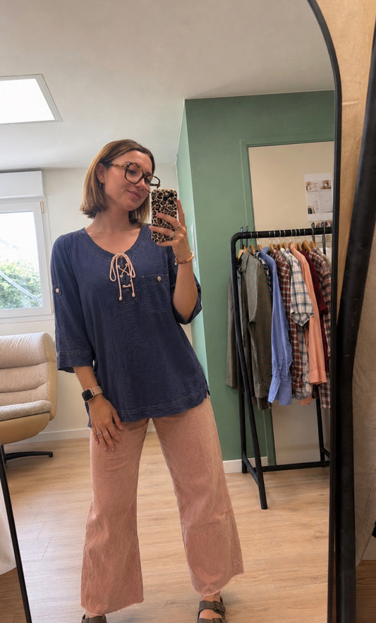 Blouse Lin-  Ralph Lauren - M