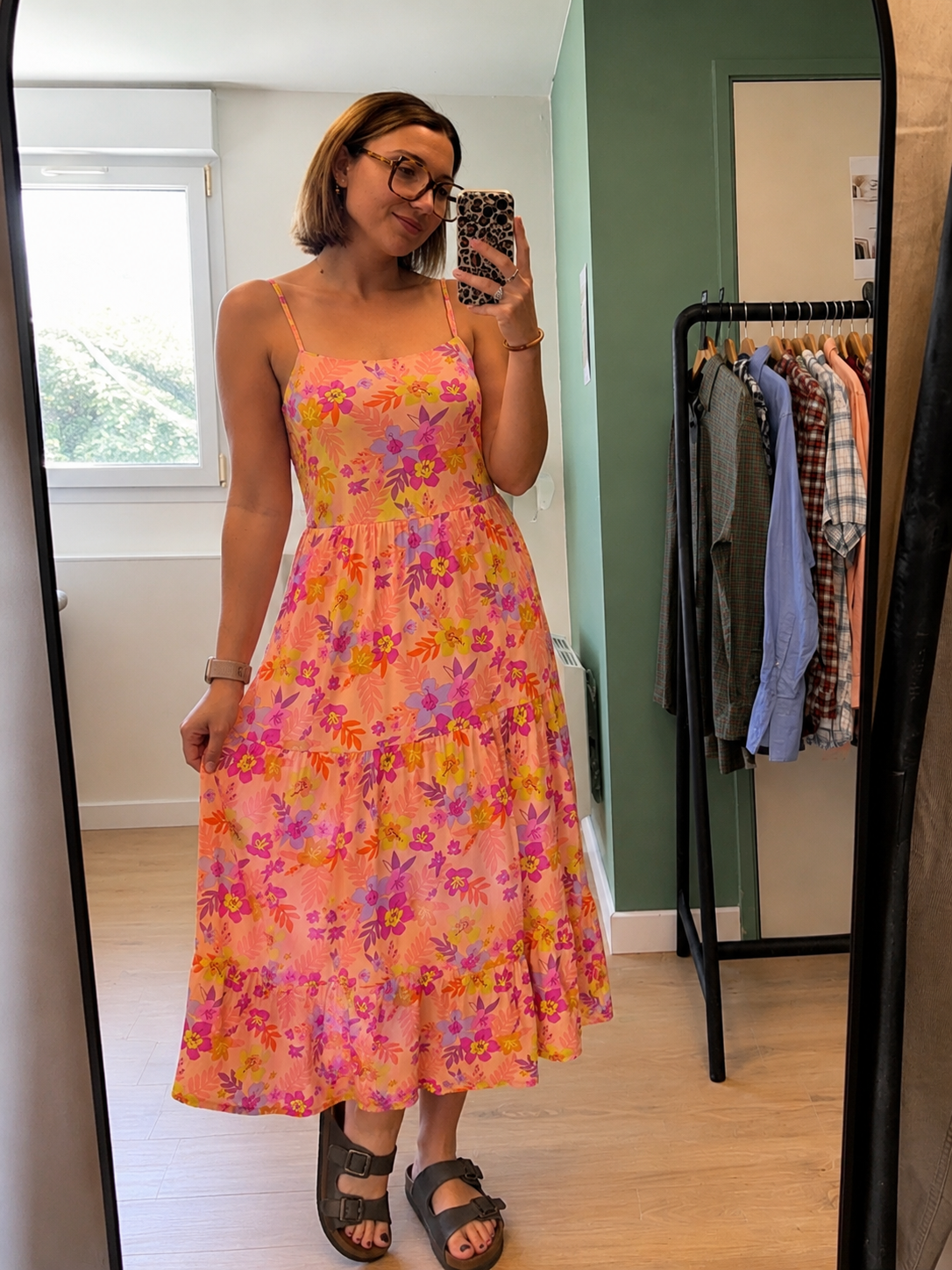 Robe longue fleurie – Taille S