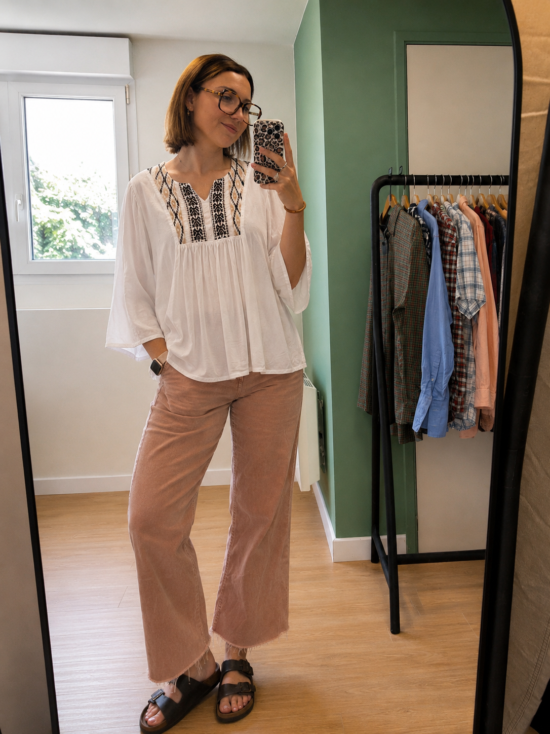 Blouse bohème brodée – Ariat – Taille M/L