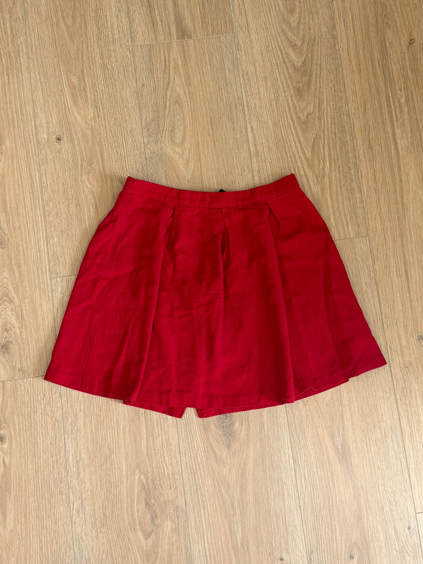 Jupe Naf Naf rouge évasée – Taille 36