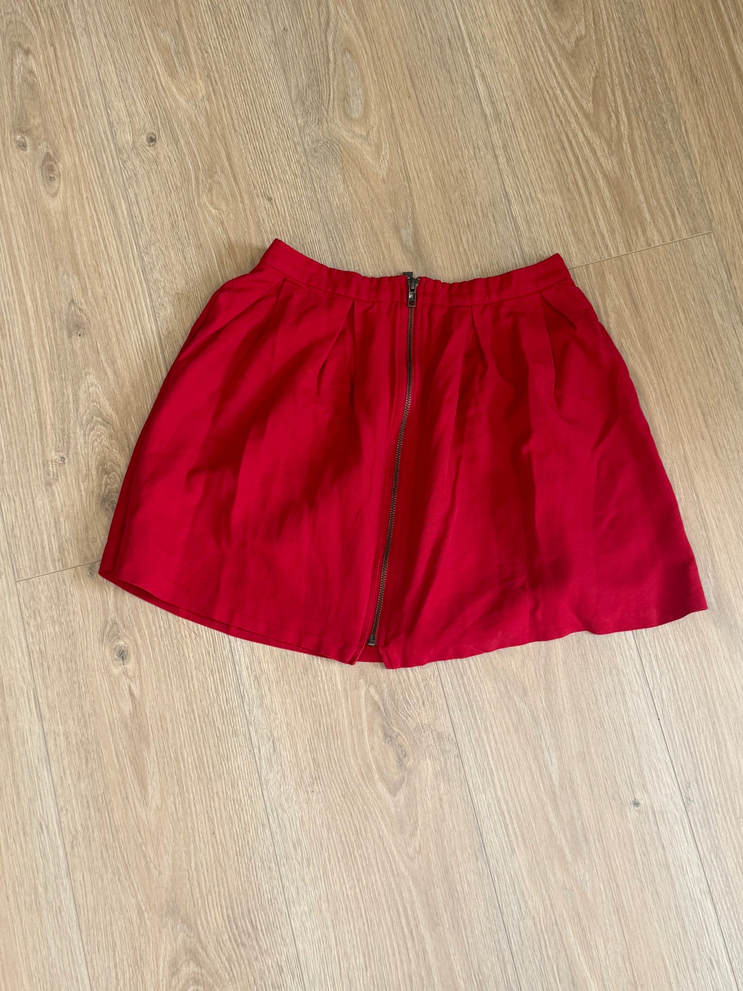 Jupe Naf Naf rouge évasée – Taille 36