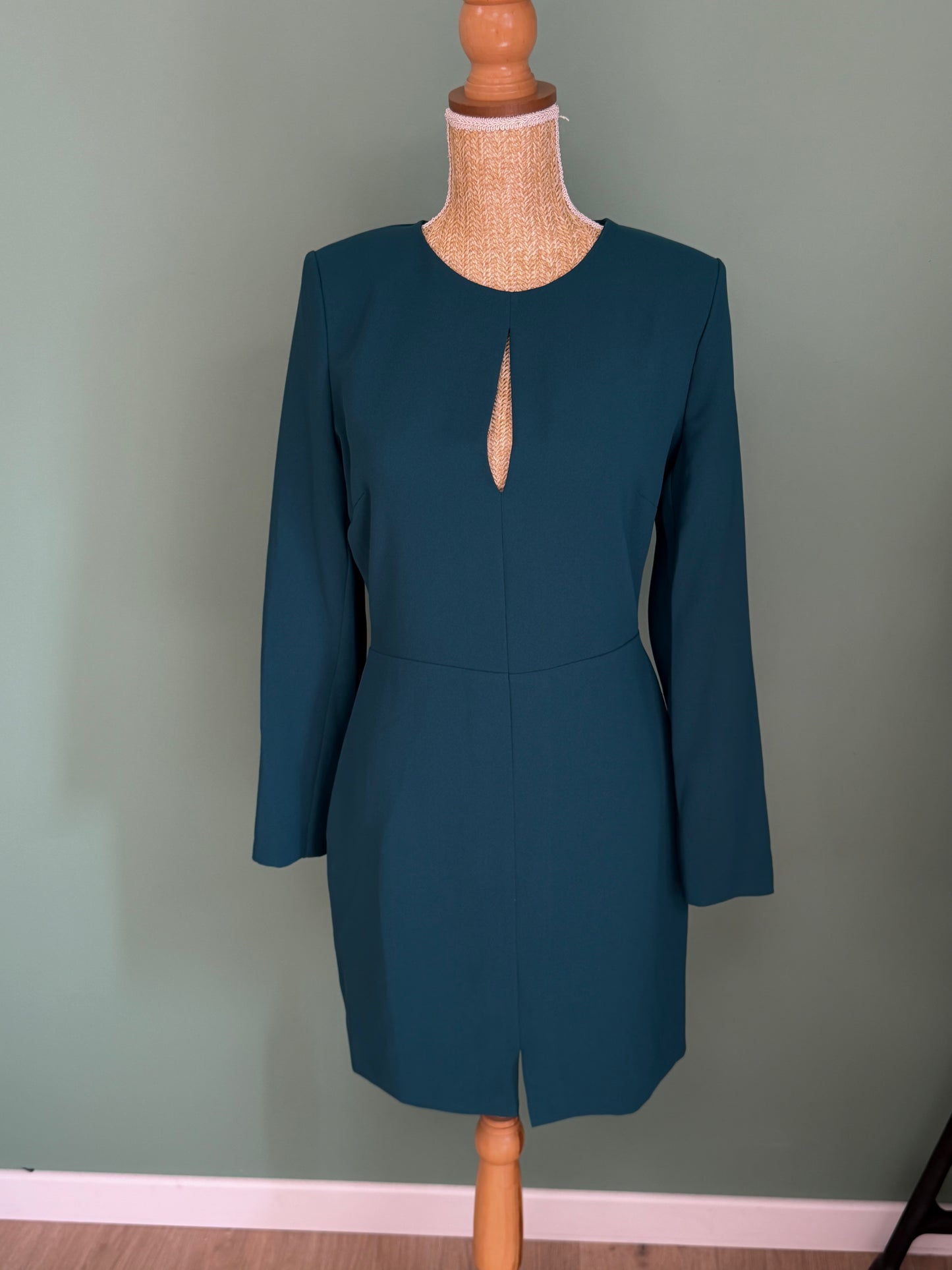 Robe droite verte Mango femme taille M