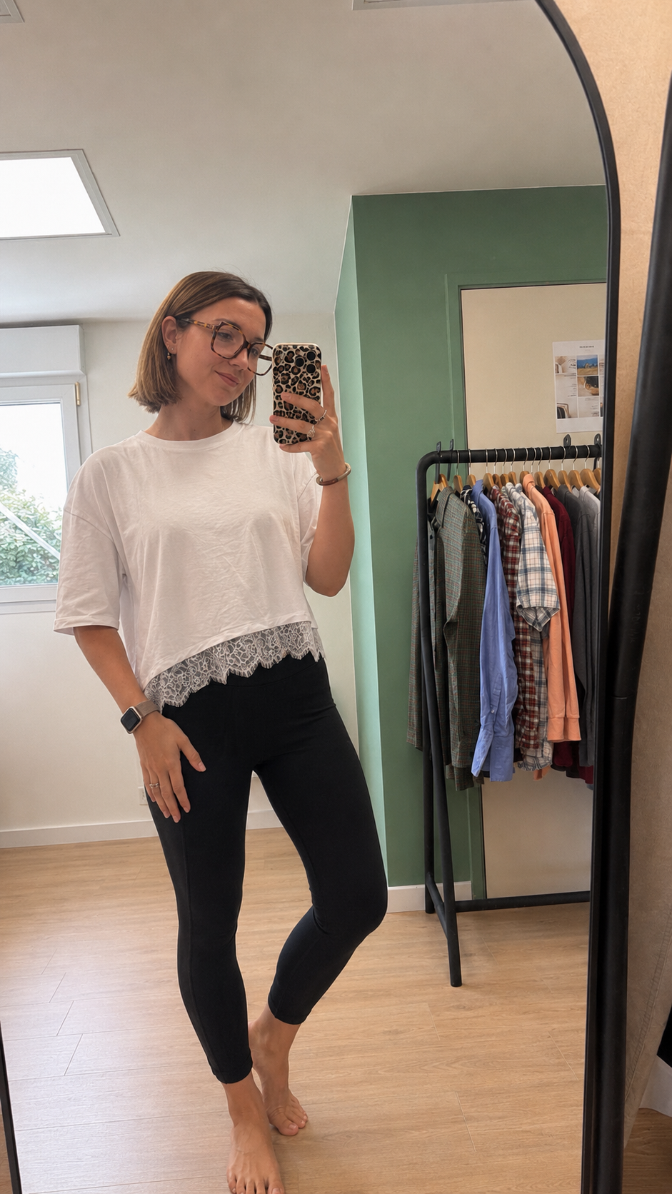 Legging de sport Nike Dri-FIT noir taille haute 7/8 – Taille S